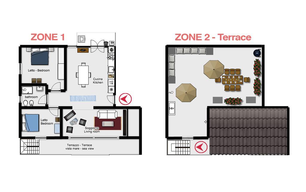 Fiore Penthouse Alghero Dış mekan fotoğraf